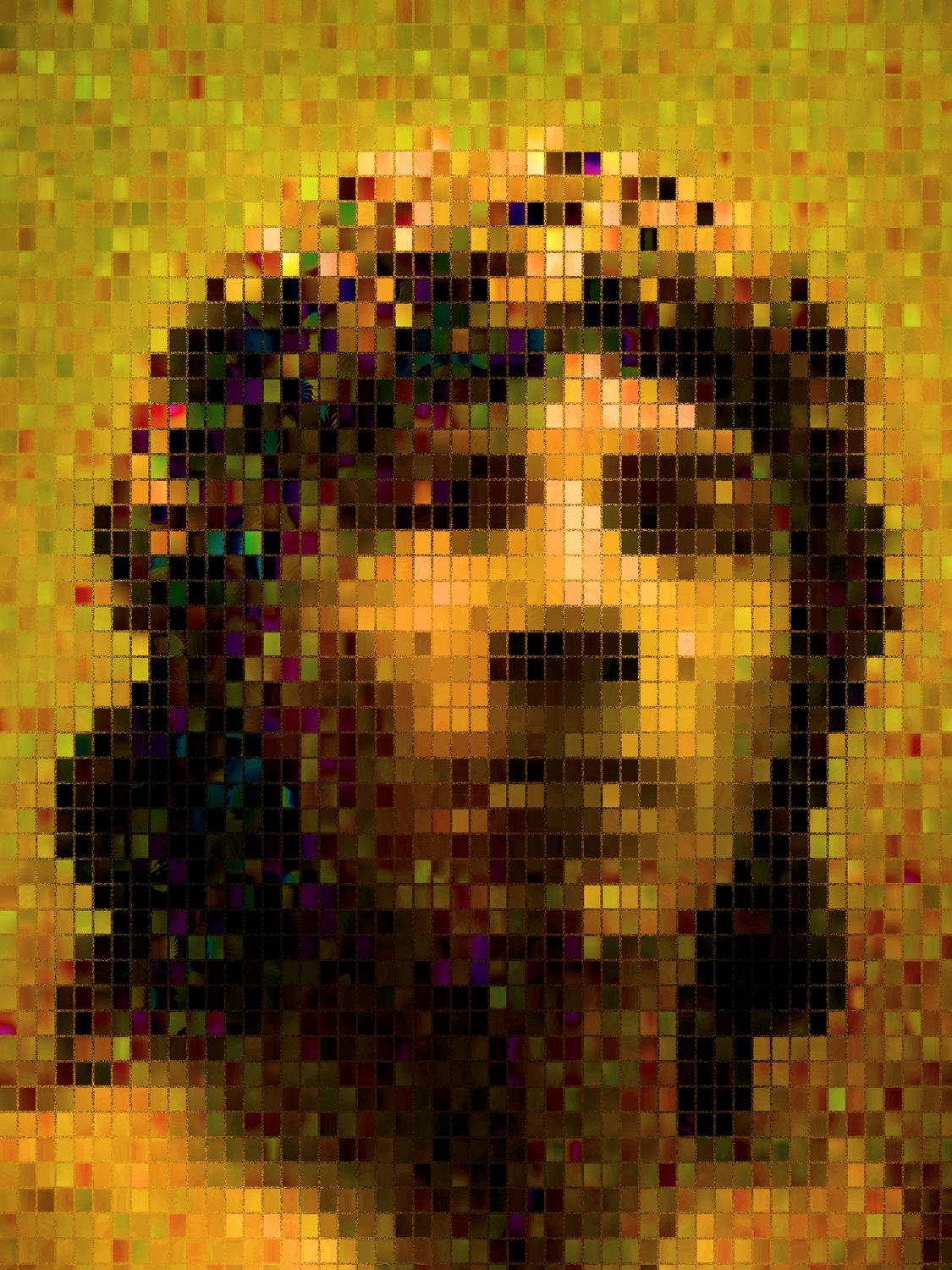 a Greek bust - Portrait in small, colored tiles - Metropolitan Museum of Art, New York City - Tony Karp, design, art, photography, techno-impressionist, techno-impressionism, aerial photography , drone , drones , dji , mavic pro , video , 3D printing - Books -