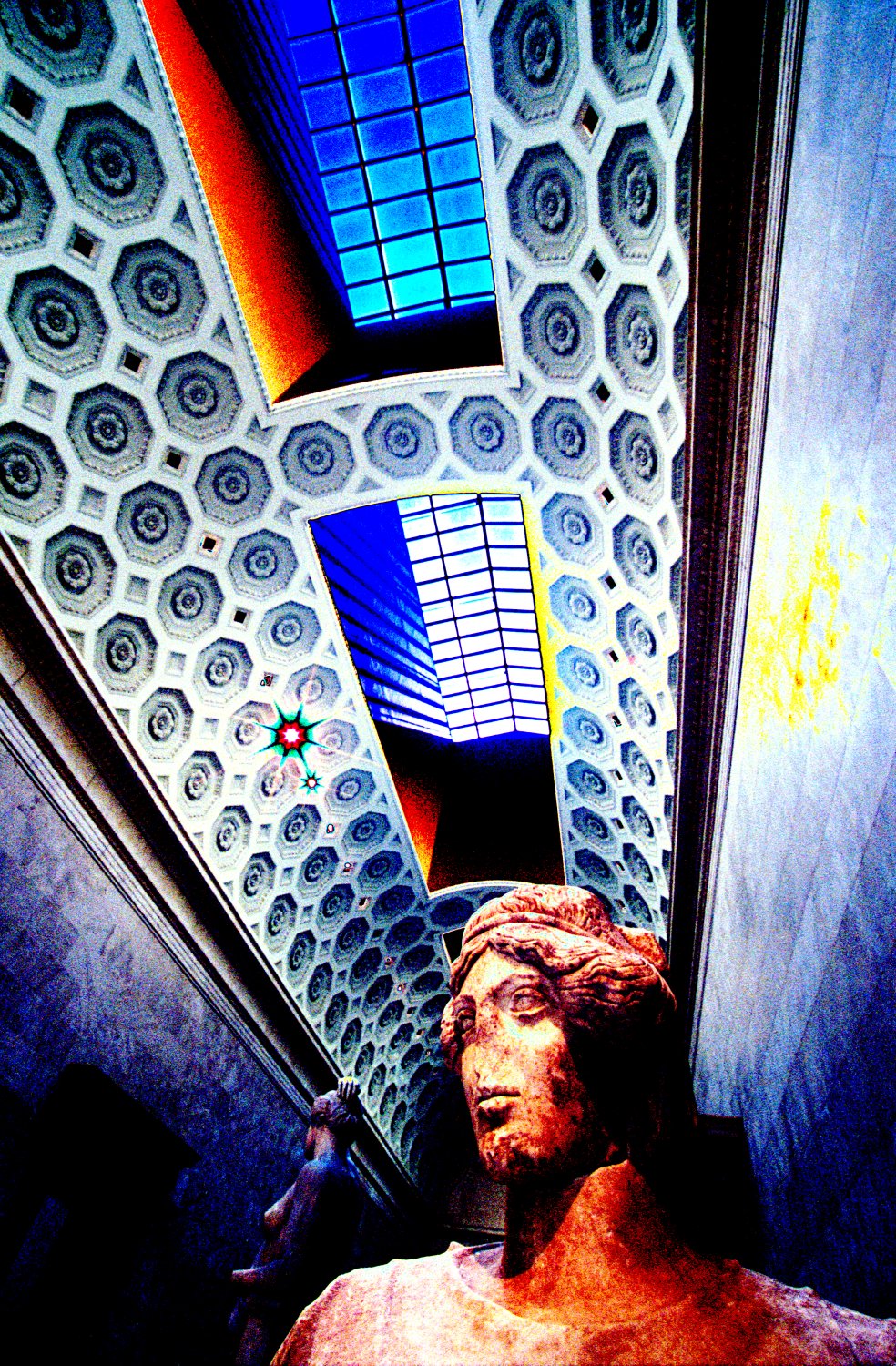  - In the hallway with the statues - Metropolitan Museum of Art, New York City - Tony Karp, design, art, photography, techno-impressionist, techno-impressionism, aerial photography , drone , drones , dji , mavic pro , video , 3D printing - Books -