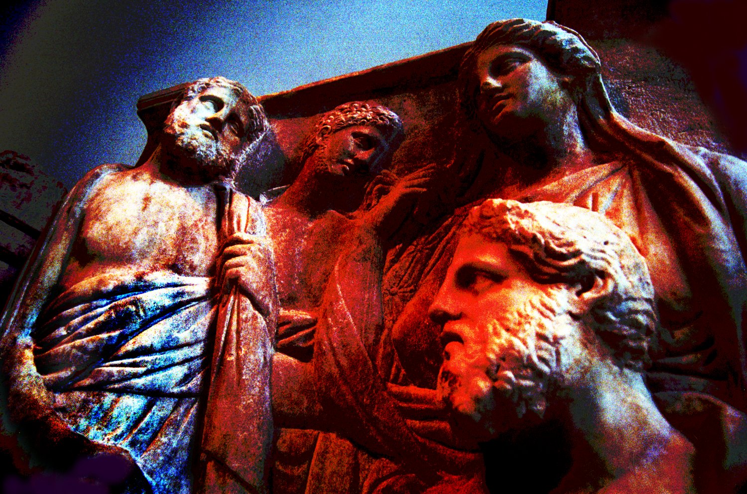 Greek sculpture - A Greek tragedy -  At the Metropolitan Museum, New York City - Tony Karp, design, art, photography, techno-impressionist, techno-impressionism, aerial photography , drone , drones , dji , mavic pro , video , 3D printing - Books -