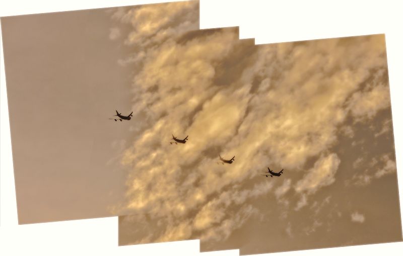 Planes in a line - by Tony Karp