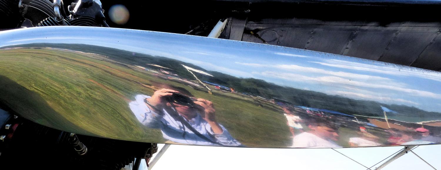  - Self portrait in a shiny propeller. - Panasonic DMC-FZ28 -- At the Flying Circus - Bealton Virginia - Tony Karp, design, art, photography, techno-impressionist, techno-impressionism, aerial photography , drone , drones , dji , mavic pro , video , 3D printing - Books -