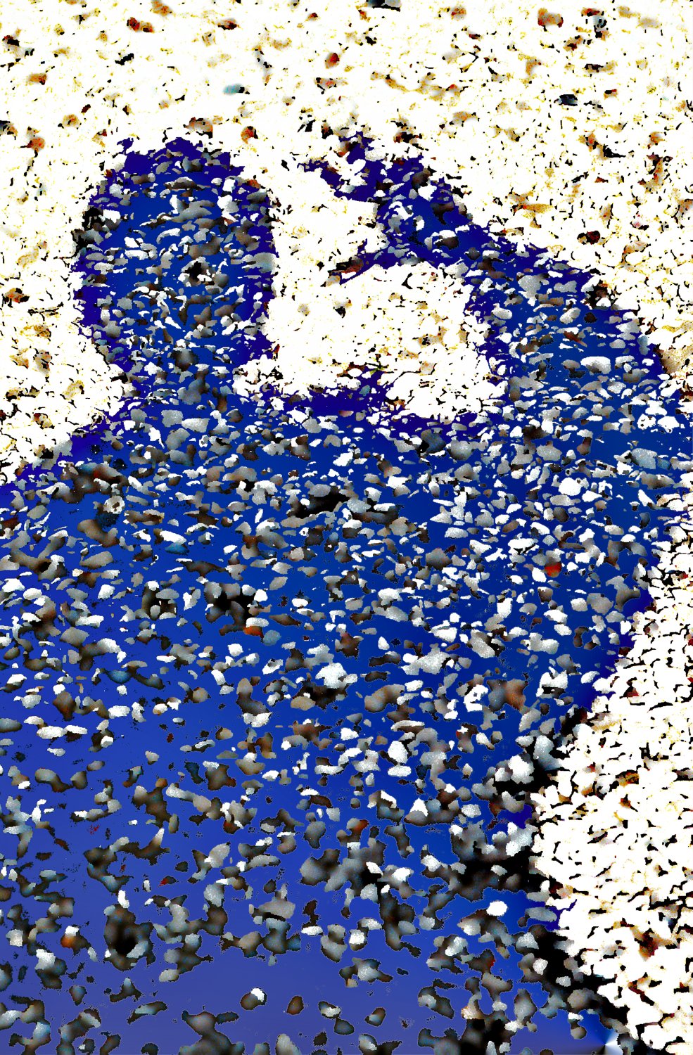  - Approaching the Musee Rodin,<br> my shadow turns into a sky with stones. - Paris, eiffel tower - Tony Karp, design, art, photography, techno-impressionist, techno-impressionism, aerial photography , drone , drones , dji , mavic pro , video , 3D printing - Books -