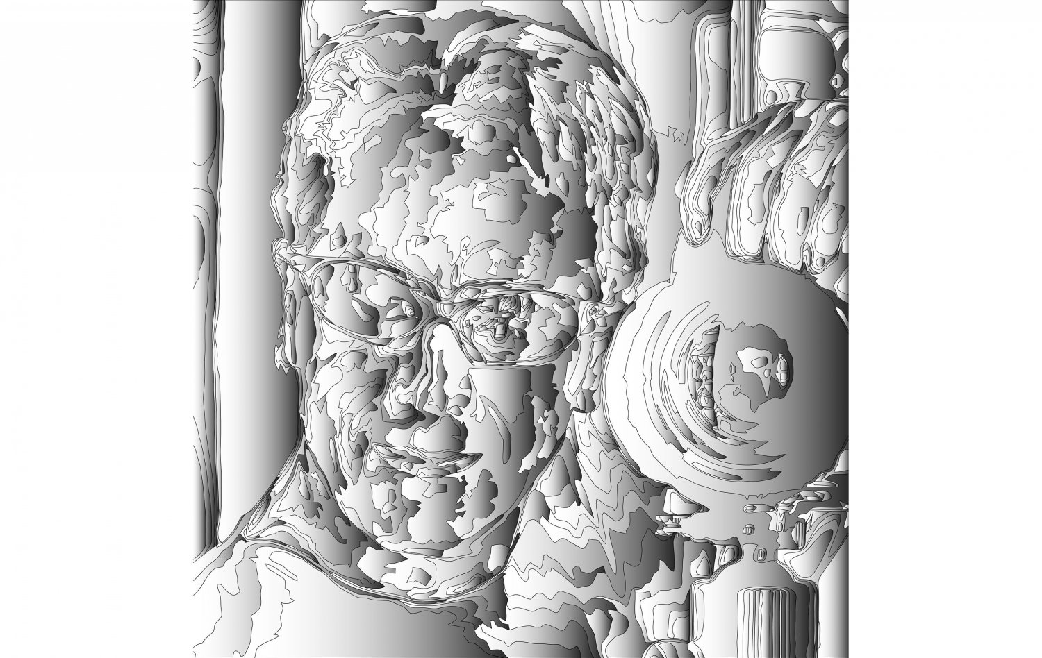  - The embossed look <br>--- Click to see DETAIL --- - The Artmuse Variations - Tony Karp Books - Melvin Sokolsky - Tony Karp, design, art, photography, techno-impressionist, techno-impressionism, aerial photography , drone , drones , dji , mavic pro , video , 3D printing - Books -
